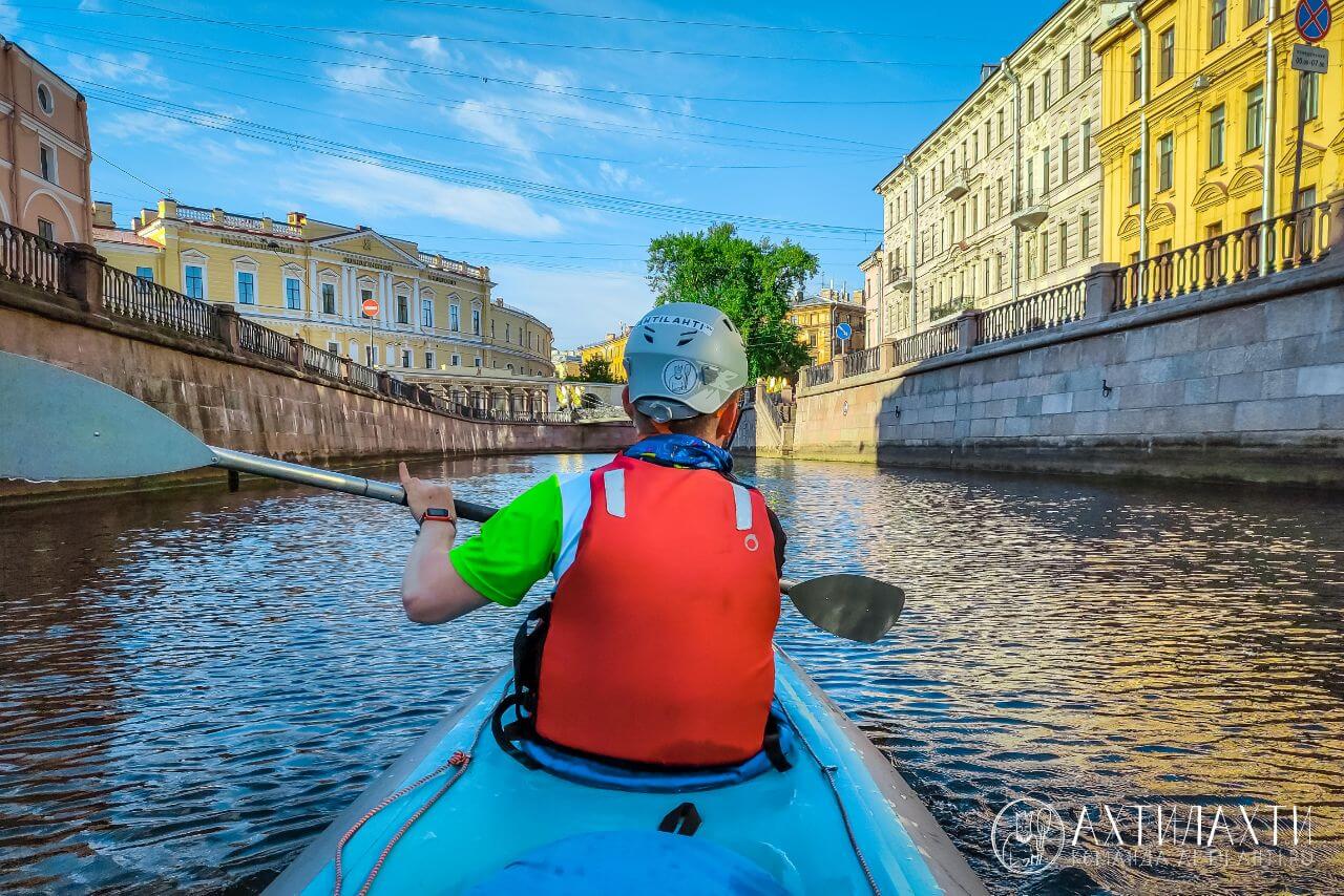 На байдарке по каналам Санкт-Петербурга